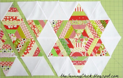 star table runner with strings