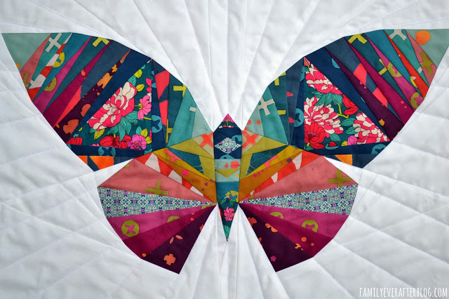 Butterfly mini quilt pattern Take Wing