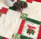 Quilt As You Go Made Vintage Christmas table topper