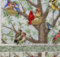 bird panel fabric