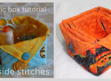 fabric boxes with button flaps