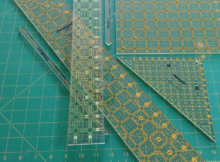 how to use a quilting ruler properly