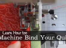 learn how to machine bind your quilts