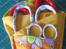 scissor pouch with 3 pockets