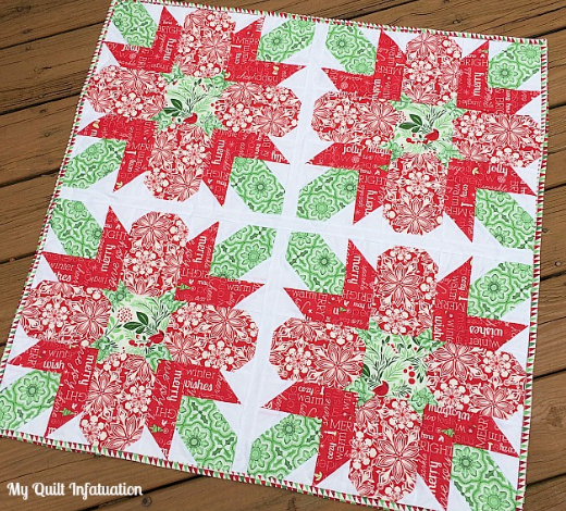 table topper christmas fabric Kate Spain