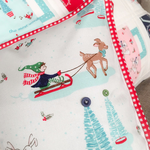 Christmas Throw pillow Pixie Noel