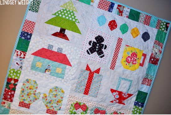Christmas quilt Lori Holt Quilty Fun