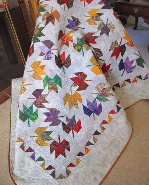 Maple leaf quilt The Creative Pattern Book