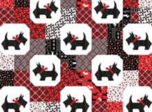 Scottish Charm Kanvas studios quilt with scottie dogs
