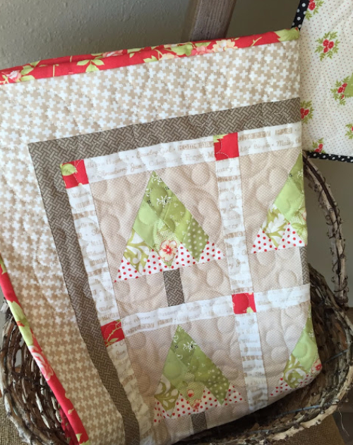 mini juniper christmas trees mini quilt