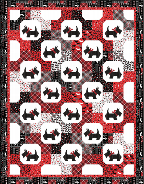 scottie dog quilt fabric