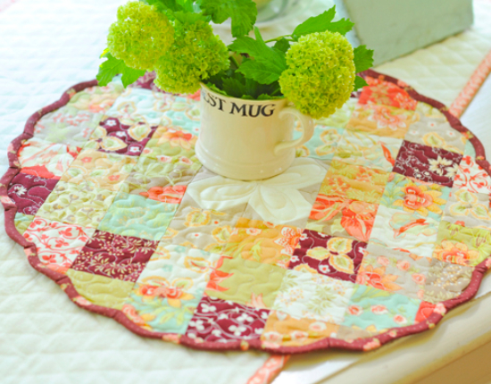 Blossoms and Jam topper Fig Tree Quilt