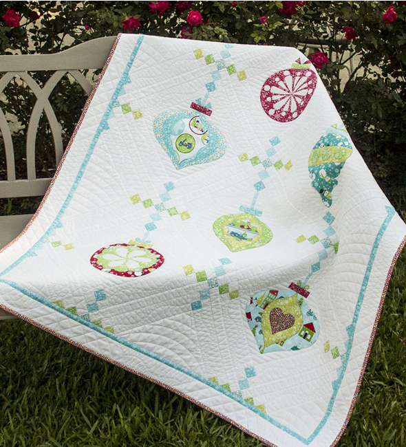 Keepsake Vintage Ornament Christmas quilt