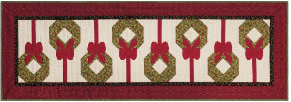 holiday wreath quilt blocks