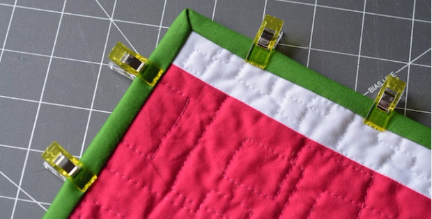 how to sew sharp mitered quilt binding