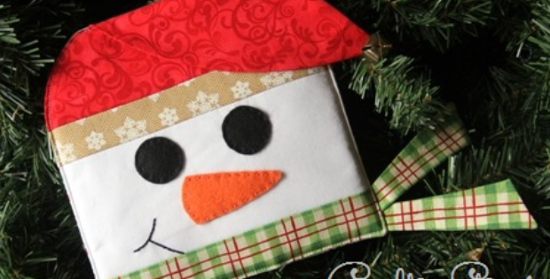 snowman pot holder