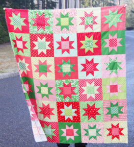 Fun No Point Stars Quilt From Crib To Five Sizes Up – Quilting Cubby