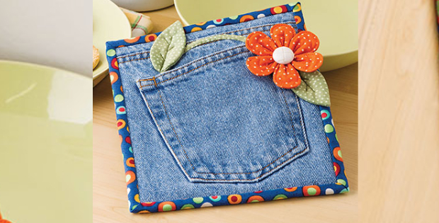 jeans hot pad