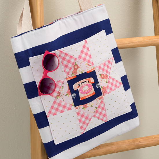 lunch hour patchwork tote pattern