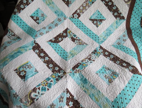 quilt with big blocks using jelly roll