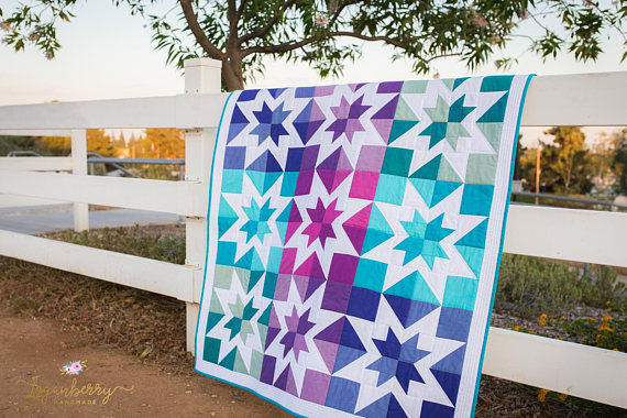 star quilt Aurora Borealis