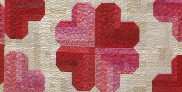 Extra Ordinary Quilts Judy Martin Hearts quilt