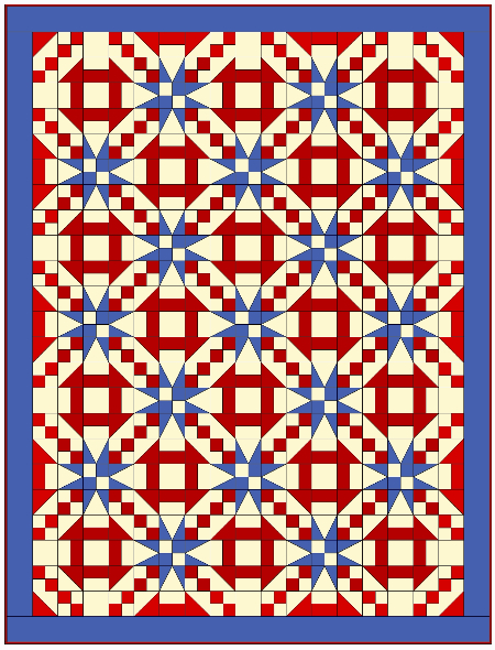 Go Triangle in a square die 3 inch Accuquilt