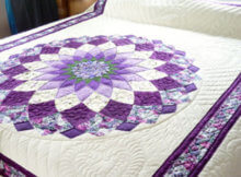 The Quick And Easy Giant Dahlia Quilt Step by Step