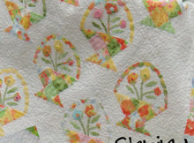 spring flower basket quilt