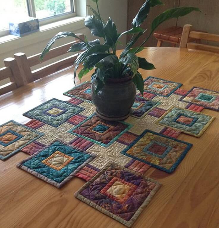 Stepping stones table topper