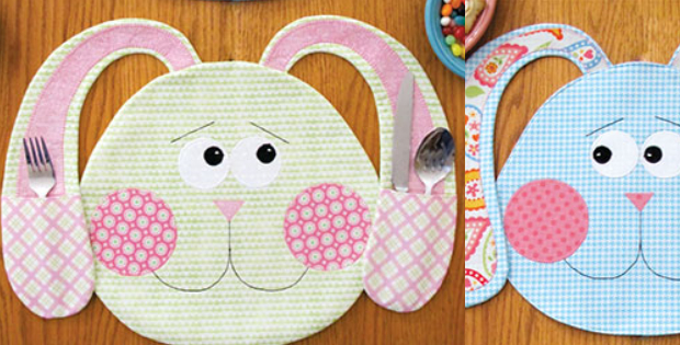 all ears bunny placemats