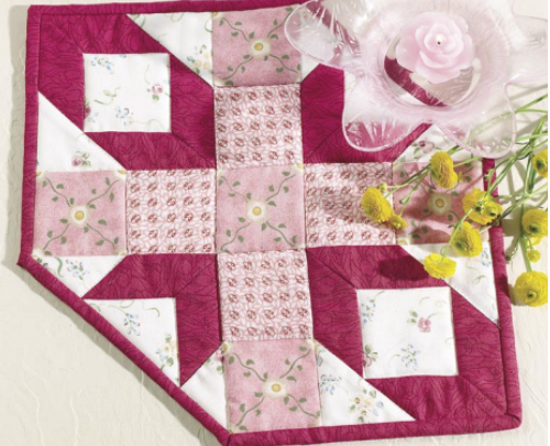 hexagon star quilted mat six sides