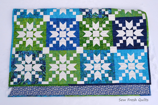 reverse fabric quilt