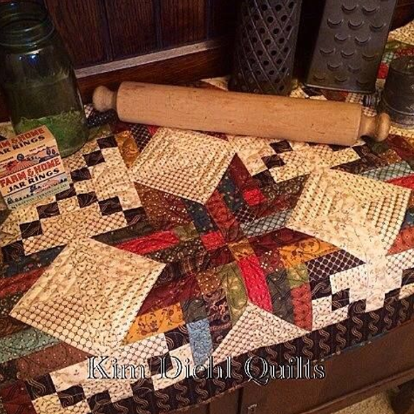 Farmhouse Stars quilt pattern Kim Diehl