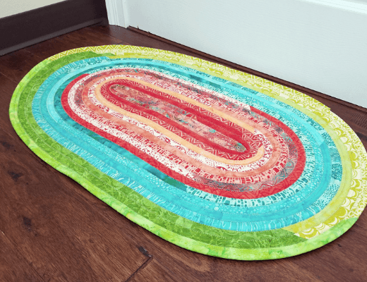summer fun jelly roll rug