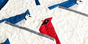 cardinal mini quilt