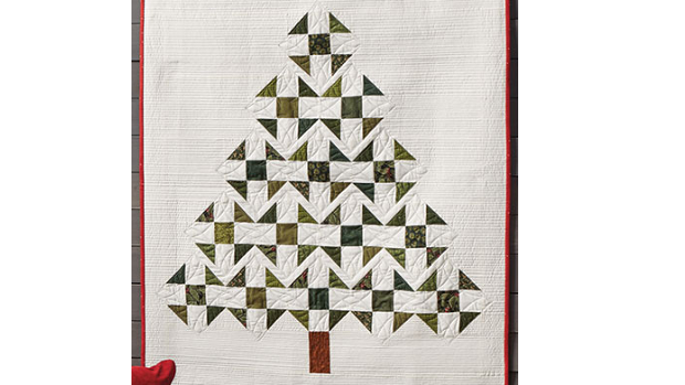 o christmas tree wall quilt