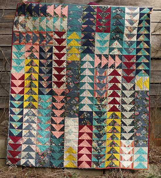 fabric bliss flying geese quilt