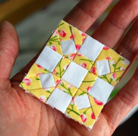 famers wife sampler quilt block miniature