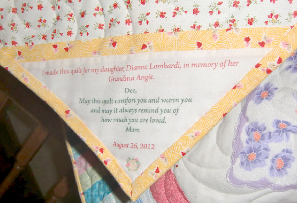 quilt labels