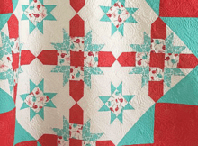 two color fabric quilt pattern Mira Quilt