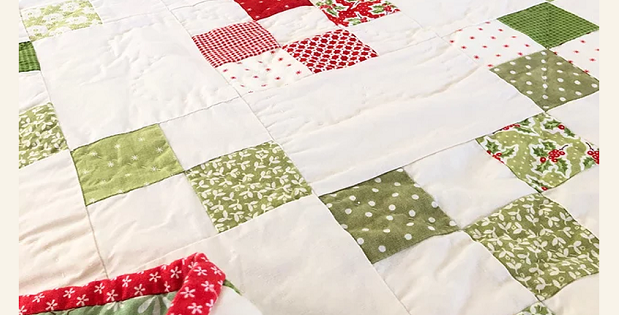 Jelly Roll Holiday quilt