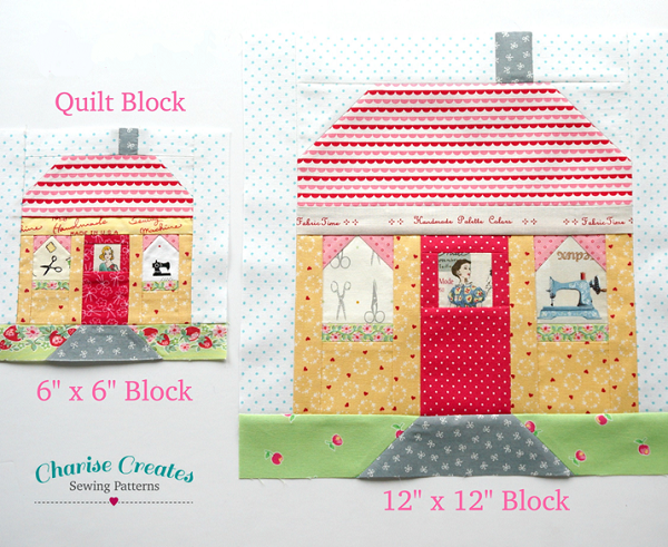 cottage quilt blocks 2 sizes