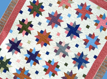 jelly roll ribbon star quilt