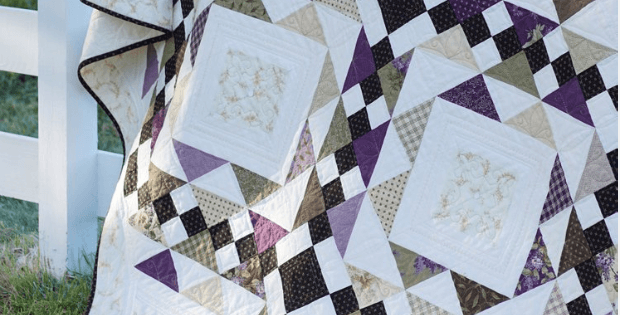 Charm pack quilt checkerboard Shenandoah Valley