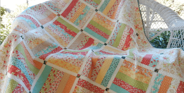 Dreamin Jelly Roll quilt A Quilting Life