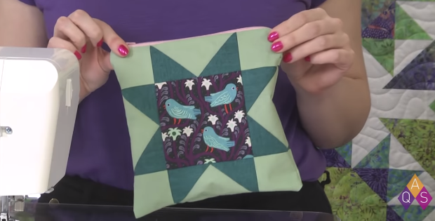 How To Make A Flying Geese Zipper Pouch