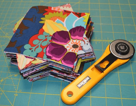 how to cut charm squares quick