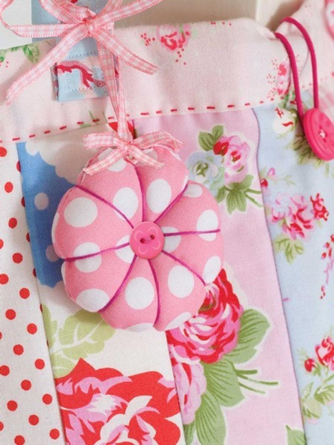 project tote bag with matching pin cushion