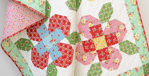 Big Flower quilt blocks Quilt pattern